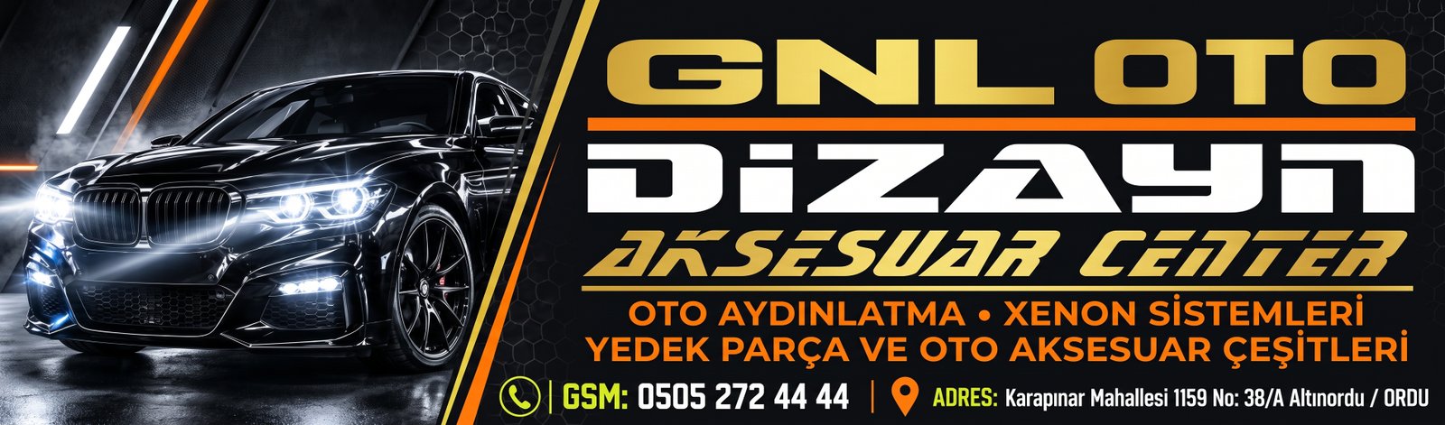 ORDU,da  Oto Aydınlatma Tek Adres ....